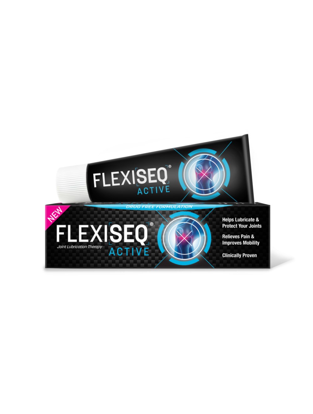 FLEXISEQ Active Gel for Joint Pain Drug Free Pain Relief 50ml Tube