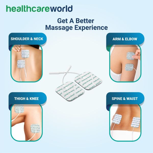 PASTIGLIE BORCHIE ELETTRODO TENS OVALI RIUTILIZZABILI PER - Foto 5