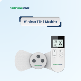 Wireless TENS Machine for Pain Relief Nerve Stimulation With 2 Self-adhesive Electrodes | 15 Modes and 16 Intensity Levels