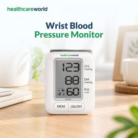Wrist Blood Pressure Monitor – Digital BP Machine with Auto Inflation, Adjustable Cuff, Portable & Easy-to-Use for Accurate Home Blood Pressure Readings