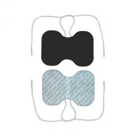 Butterfly-Shaped TENS Electrode Pads (1 Pair) – Reusable Self-Adhesive 2mm Pin Electrodes Compatible with Most TENS Devices | Healthcare World
