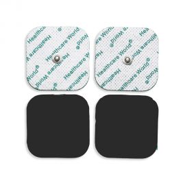 Stud TENS Electrode Pads with 3.5mm Stud Connection – (Pack of 4) Compatible with Beurer, Sanitas, Kinetik TENS Machines| Healthcare World