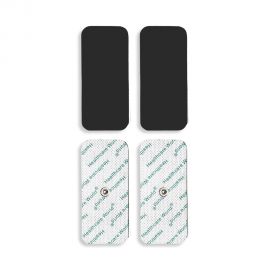 TENS Electrode Pads (5x9cm, 4pcs) – Reusable Self-Adhesive Electrodes with 3.5mm Stud – Compatible with Beurer & Sanitas TENS Machines