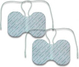 Butterfly-Shaped TENS Electrode Pads (1 Pair) – Reusable Self-Adhesive 2mm Pin Electrodes Compatible with Most TENS Devices | Healthcare World