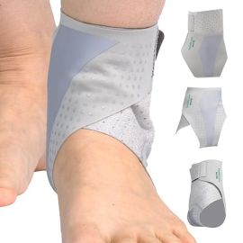 Ankle Support Brace – Adjustable Compression Wrap for Sprains, Tendonitis, Achilles Pain, Plantar Fasciitis & Injury Recovery