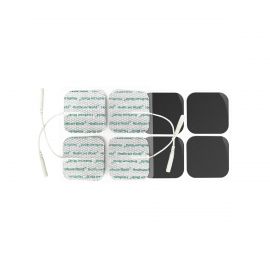 4x4cm Reusable TENS Pads – Replacement Electrodes for Pain Relief, Compatible with Popular Machines (Neurotrac, TensCare, Auvon)