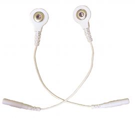 TENS/EMS Stud Lead Adapters (1 Pair) – Pin to Stud Conversion, Compatible with Most Machines | Healthcare World