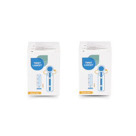 Twist Lancets (100 pcs) for KF-A06 Blood Glucose Meter – Safe & Accurate Diabetes Testing