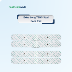 TENS/EMS Electrodes Extra Long Pads With 3.5mm Stud Connecion 1 Pair 33 x 4cm