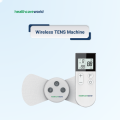 Wireless TENS Machine with Remote Control and 2 x Electrode Pads