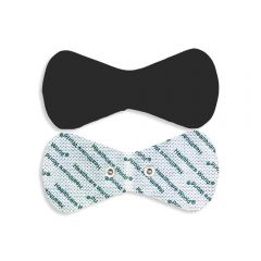 TENS Electrode Pads – (Pack of 2) Butterfly-Shaped Self-Adhesive Gel Pads with 3.5mm Stud Connection, Compatible with KTR-2492, Beurer, Sanitas & Other TENS Machines