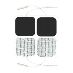 4x4cm Reusable TENS Pads – Replacement Electrodes for Pain Relief, Compatible with Popular Machines (Neurotrac, TensCare, Auvon)