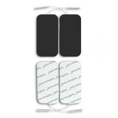 10x5cm TENS Electrode Pads – Pack of 4 Reusable, Self-Adhesive Electrodes Compatible with Compatible with Neurotrac, Auvon, Tenscare Devices | Healthcare World