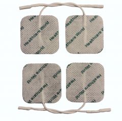 TENS Electrode pads 4cm x 4cm Set of 4 Square by Healthcare World®