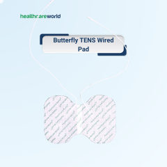 TENS Electrode Pads Butterfly Shaped with 2mm Pin Connection - 1 Pair