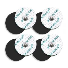 TENS Electrode Pads (8pcs) Round Self-Adhesive Electrodes with 3.5mm Stud Connection – Targeted Pain Relief Compatible with TENS & EMS Devices