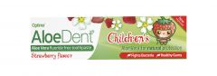 Aloe Dent Fluoride-free Childrens Toothpaste 50ml Strawberry Flavour from Optima