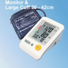 Automatic Blood Pressure Monitor For Upper Arm With Large Cuff 30-42Cm