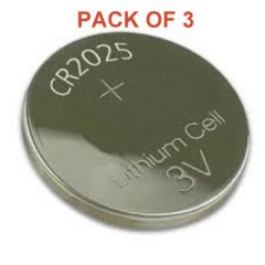 Batteries For Mini Tens Machine - Pack Of 3 Cr2025 Lithium Batteries