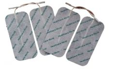 TENS Electrode pads 10cm x 5cm Set of 4 Large by Healthcare World®