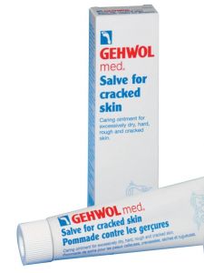 Gehwol Med® Salve for Cracked Skin Foot Cream for Treatment of Heavily Calloused Brittle Dry and Rough Skin 125ml Tube