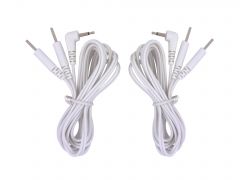 Tens Electrode Leads Male plug 2.5mm With 2.0mm Pin Tens Pad Connection - One Pair