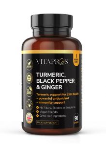 VITAPROS TURMERIC, BLACK PEPPER & GINGER